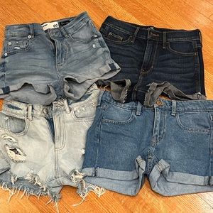 high waisted denim shorts bundle